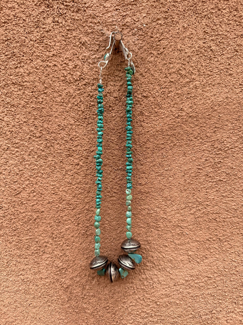 Betty Yellowhorse Turquoise & Buffalo Nickel Necklace