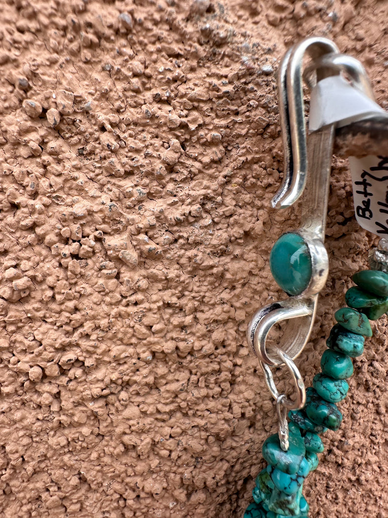 Betty Yellowhorse Turquoise & Buffalo Nickel Necklace