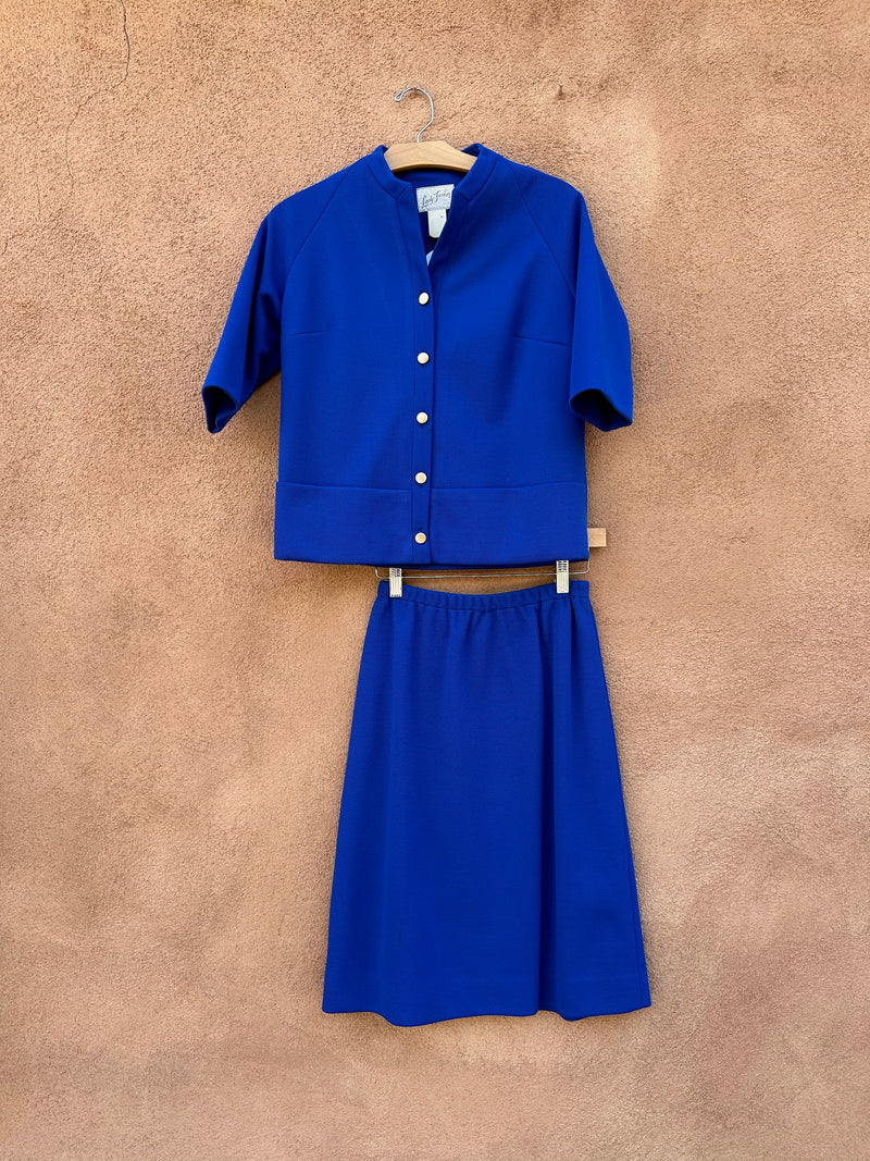 1950's Blue Lady Trucker 2 Piece Set