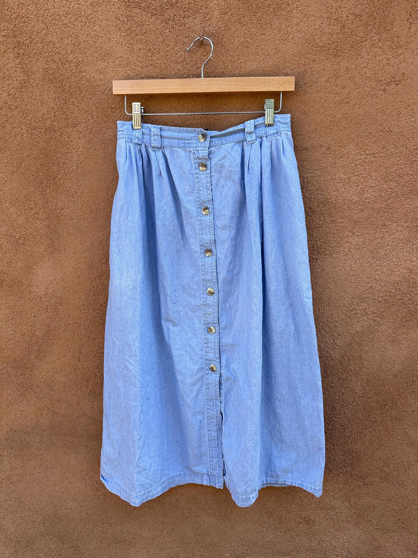 Original TY Wear Lightweight Denim Skirt - as is