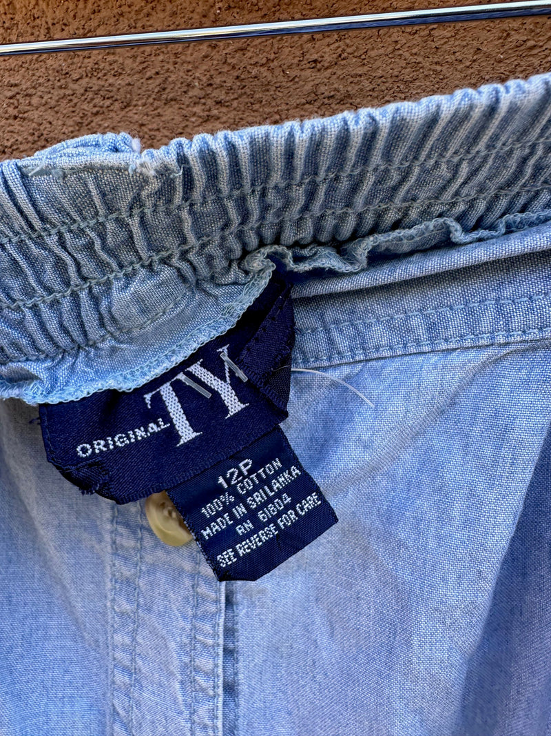 Original TY Wear Lightweight Denim Skirt - as is