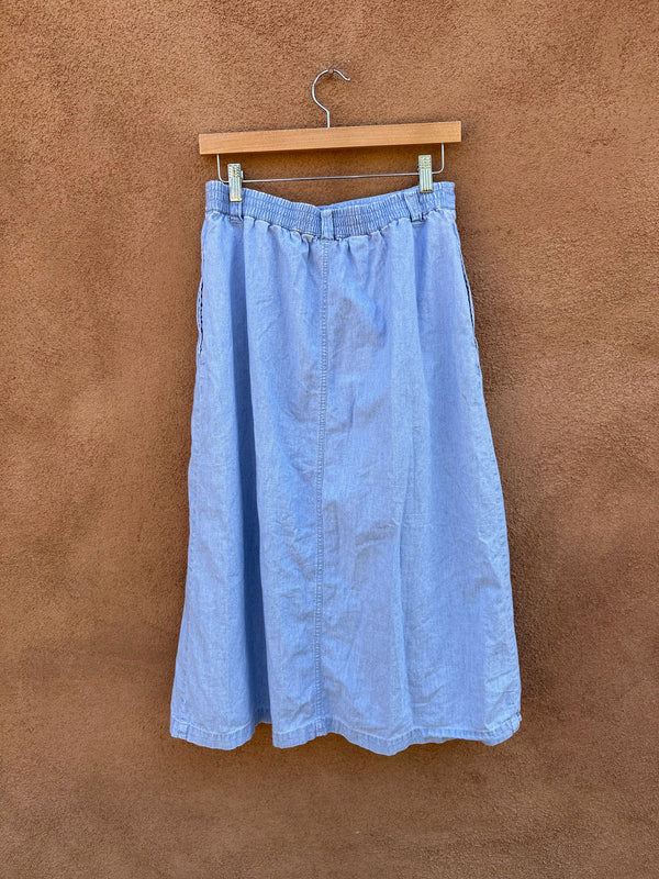 Original TY Wear Lightweight Denim Skirt - as is