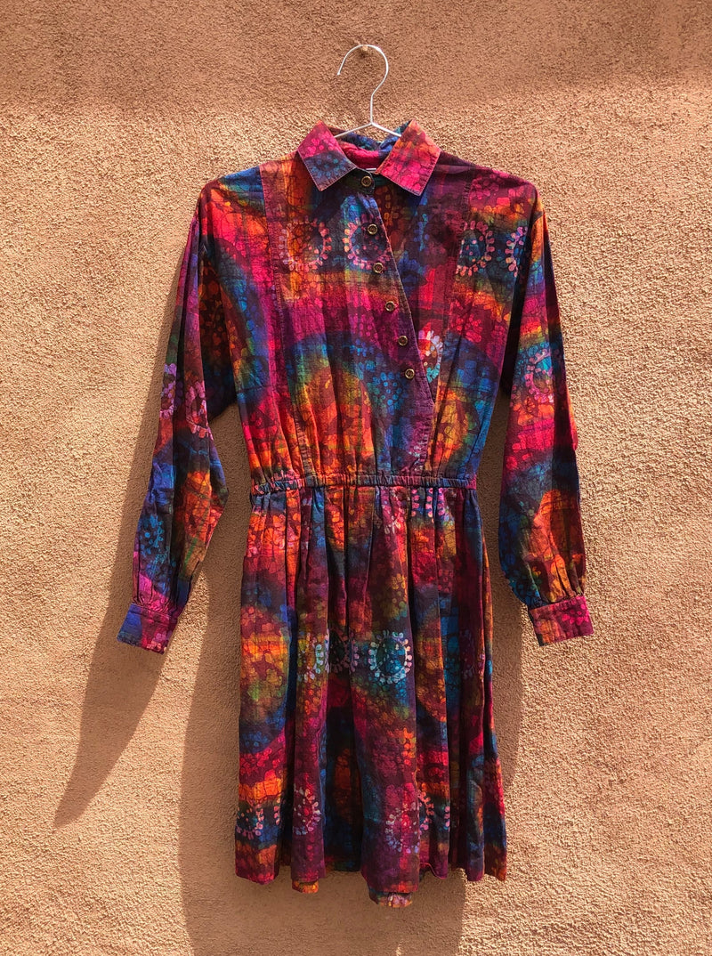 Panhandle Slim Tie Dye Dress - Size 8