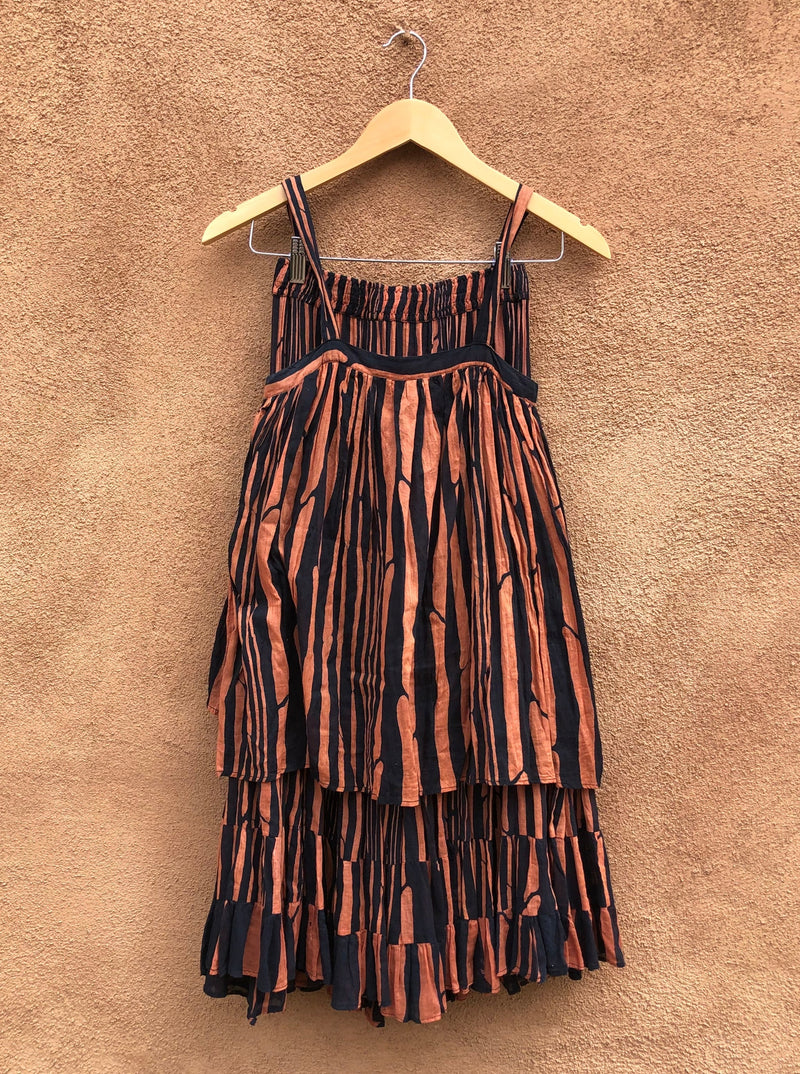 Phool Brown/Black Stripped Two-Piece Set