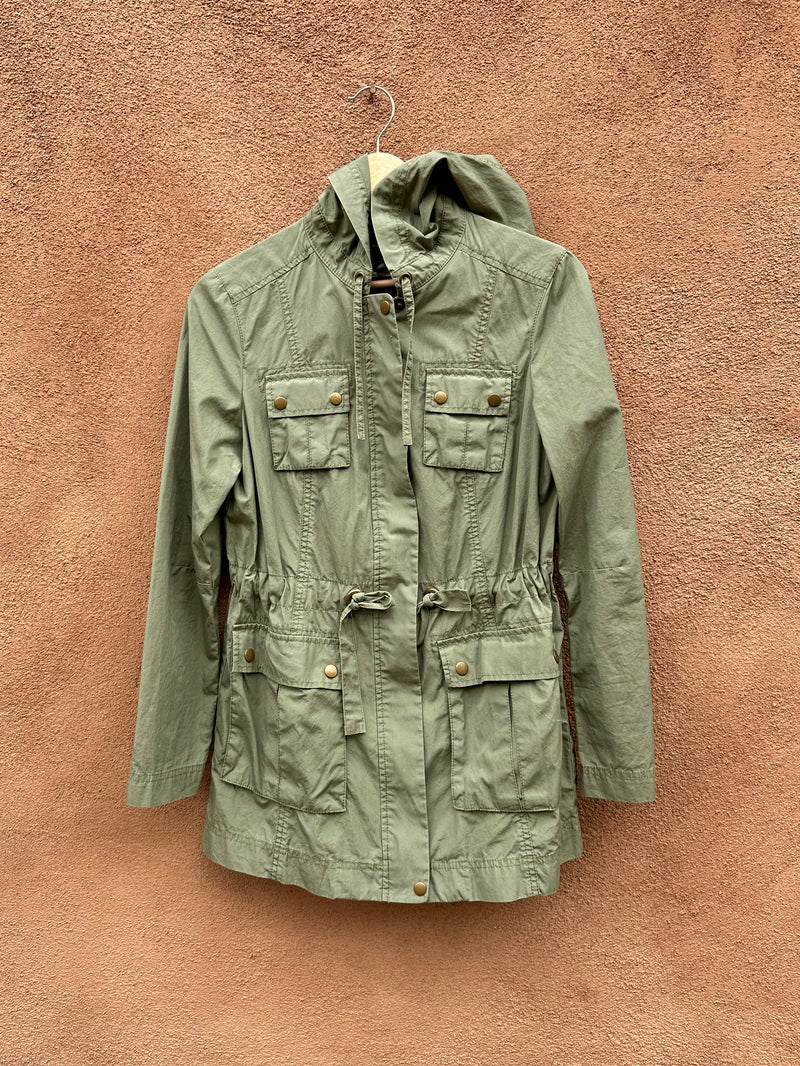 Lightweight Green Banana Republic Mid Length Jacket