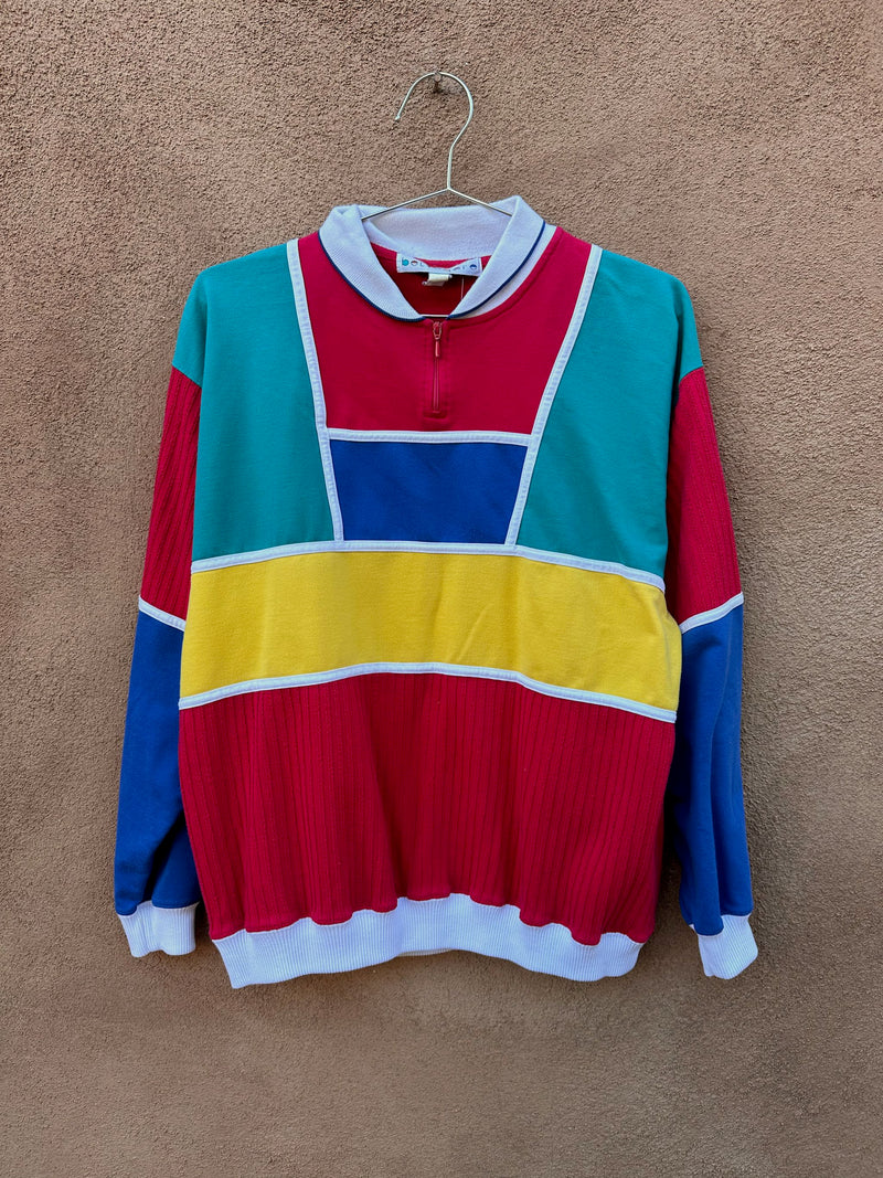 Belvedere 1980's Colorblock Top