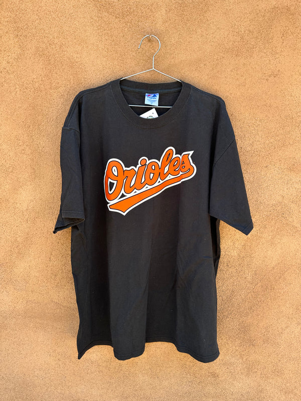 MLB Baltimore Orioles Baseball Raglan Style T-Shirt Mens Size Nwt Majestic