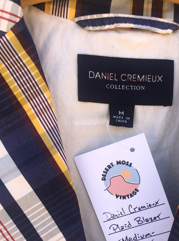 Daniel Cremieux Plaid Blazer