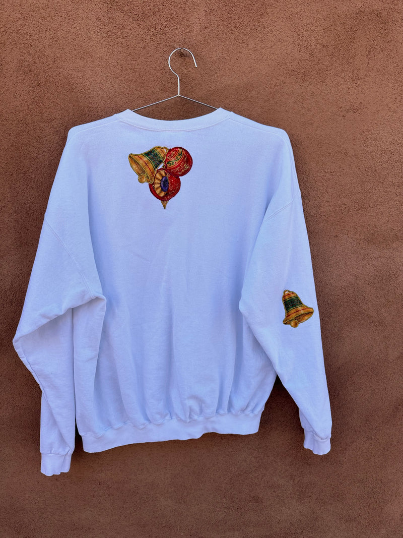 Applique & Glitter Holiday Sweatshirt