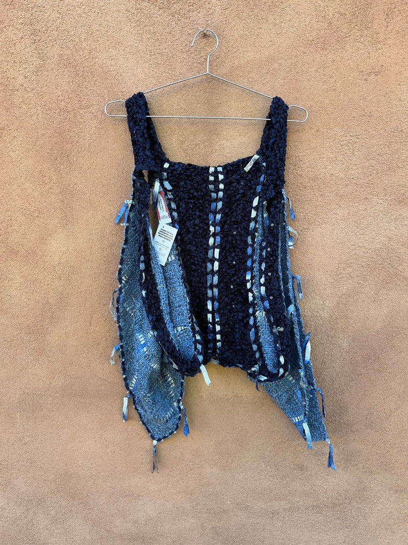 Unique Knit Vest with Beads