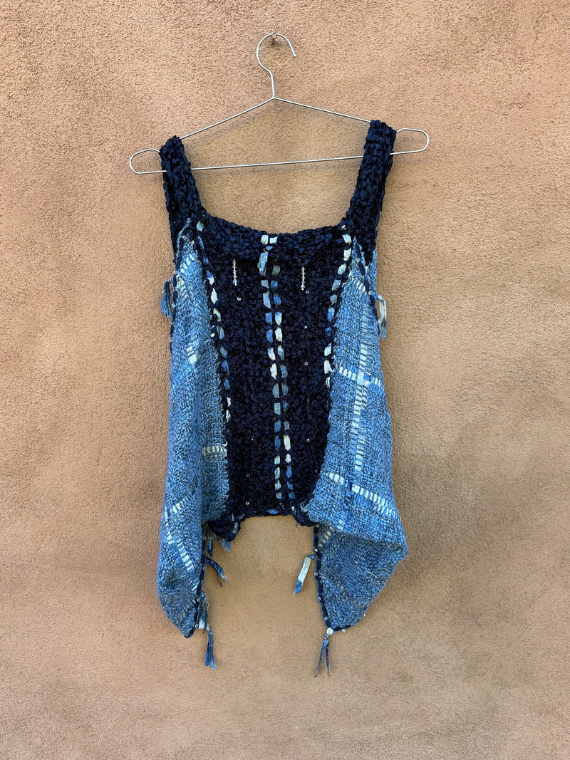 Unique Knit Vest with Beads