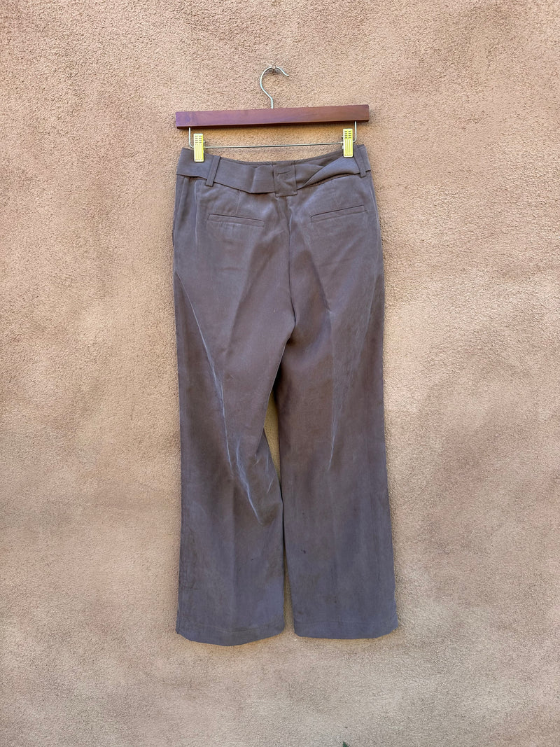 Talbots Silk Slacks with Silk Belt