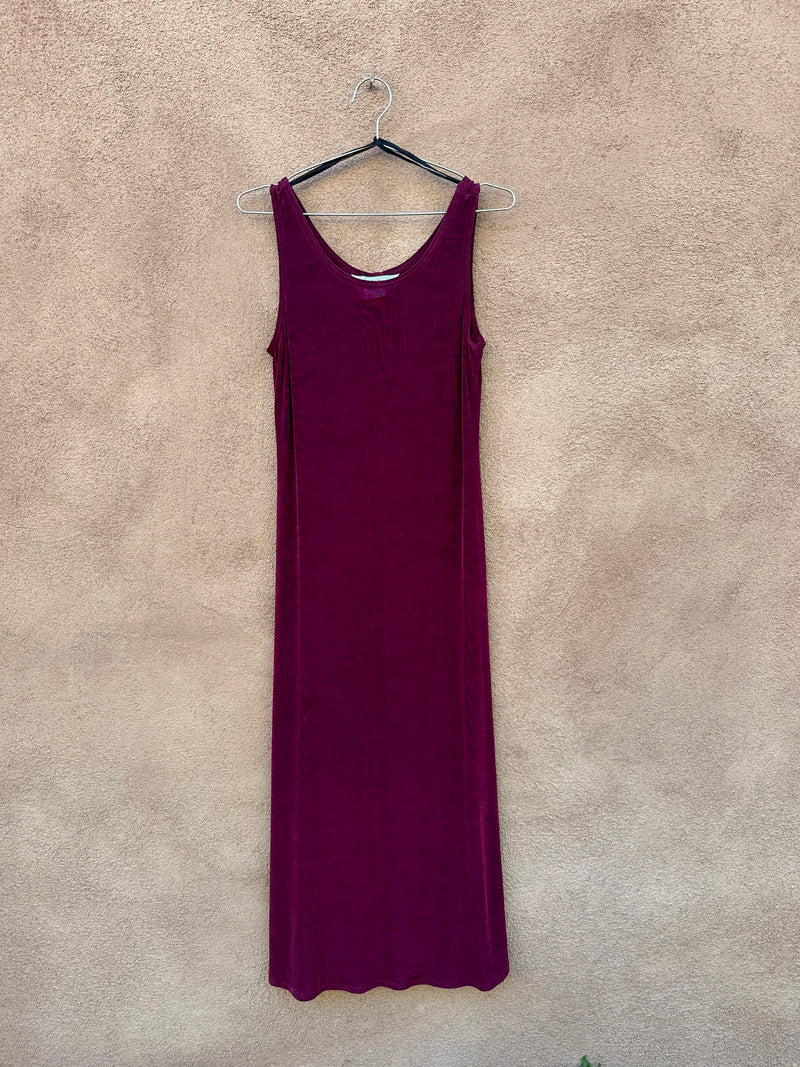 Maroon 90's Piccalino Petites Dress - 10P