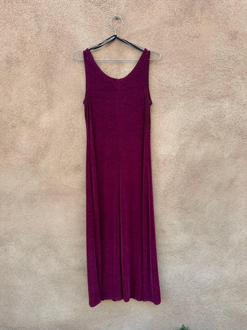 Maroon 90's Piccalino Petites Dress - 10P