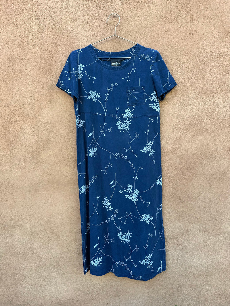 Blue Positive Attitude Summer Dress - size 6