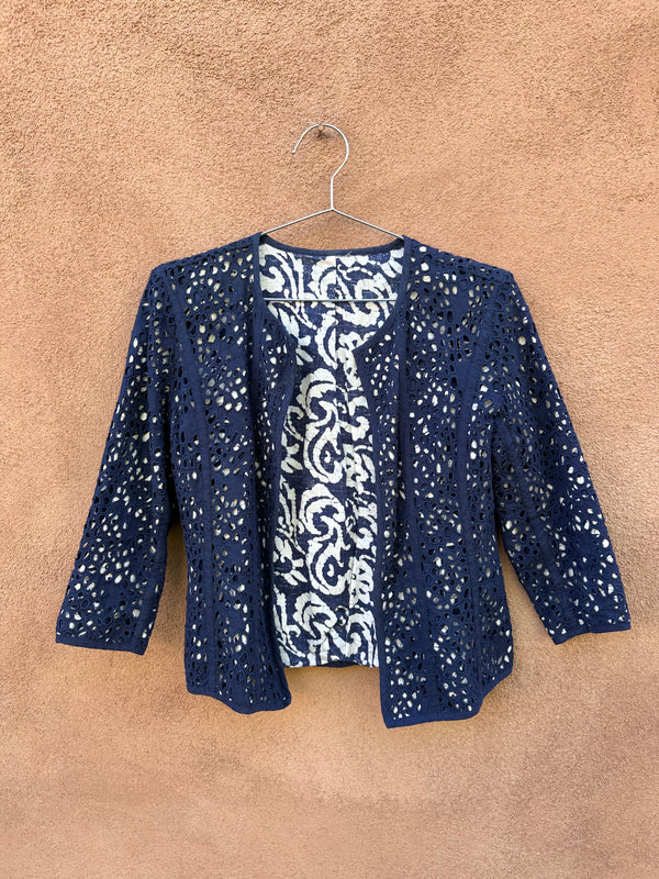 Shibori Style Reversible Jacket