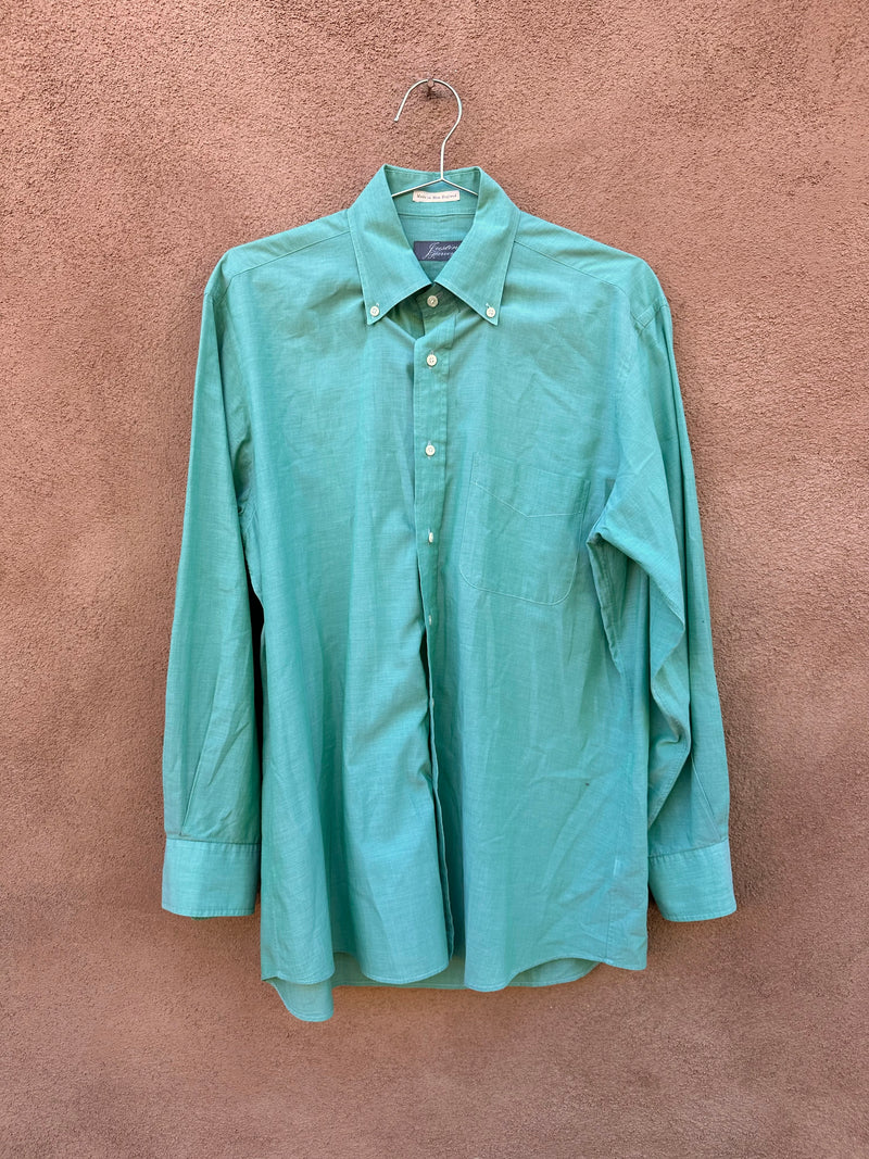 Green Justin Harvey Button Up Shirt