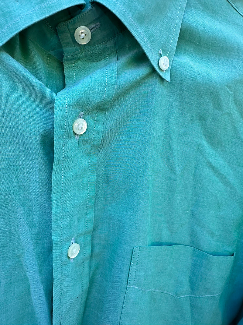 Green Justin Harvey Button Up Shirt
