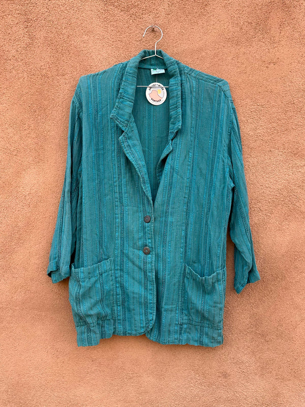 Cotton USA Tencel Cotton Blend Blazer