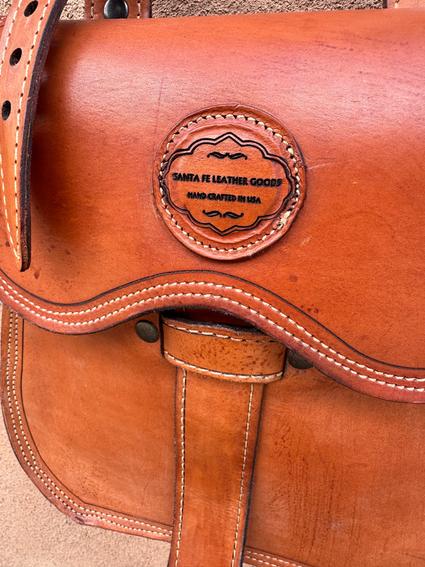 Santa Fe Leather Goods Handmade Saddle Purse