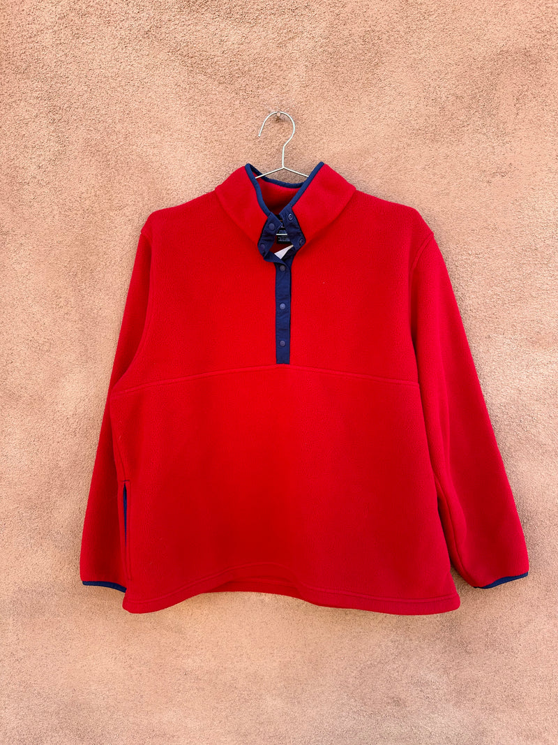 Red L.L. Bean Fleece