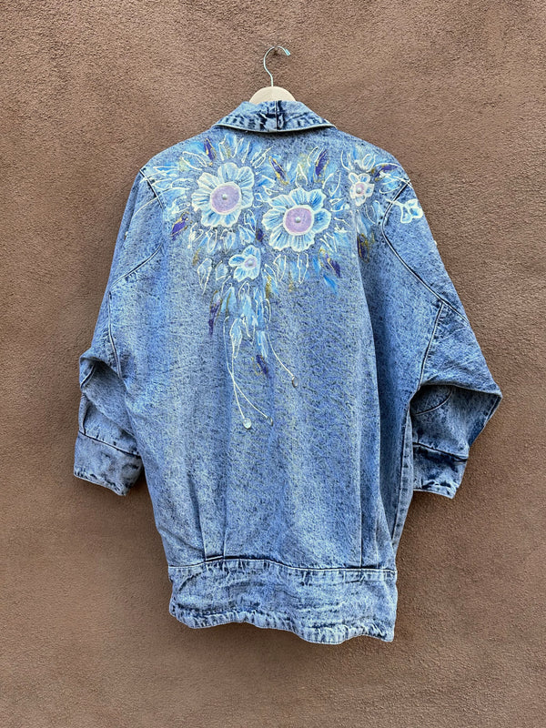 Designs Ltd Hand Painted Acid Wash Jacket