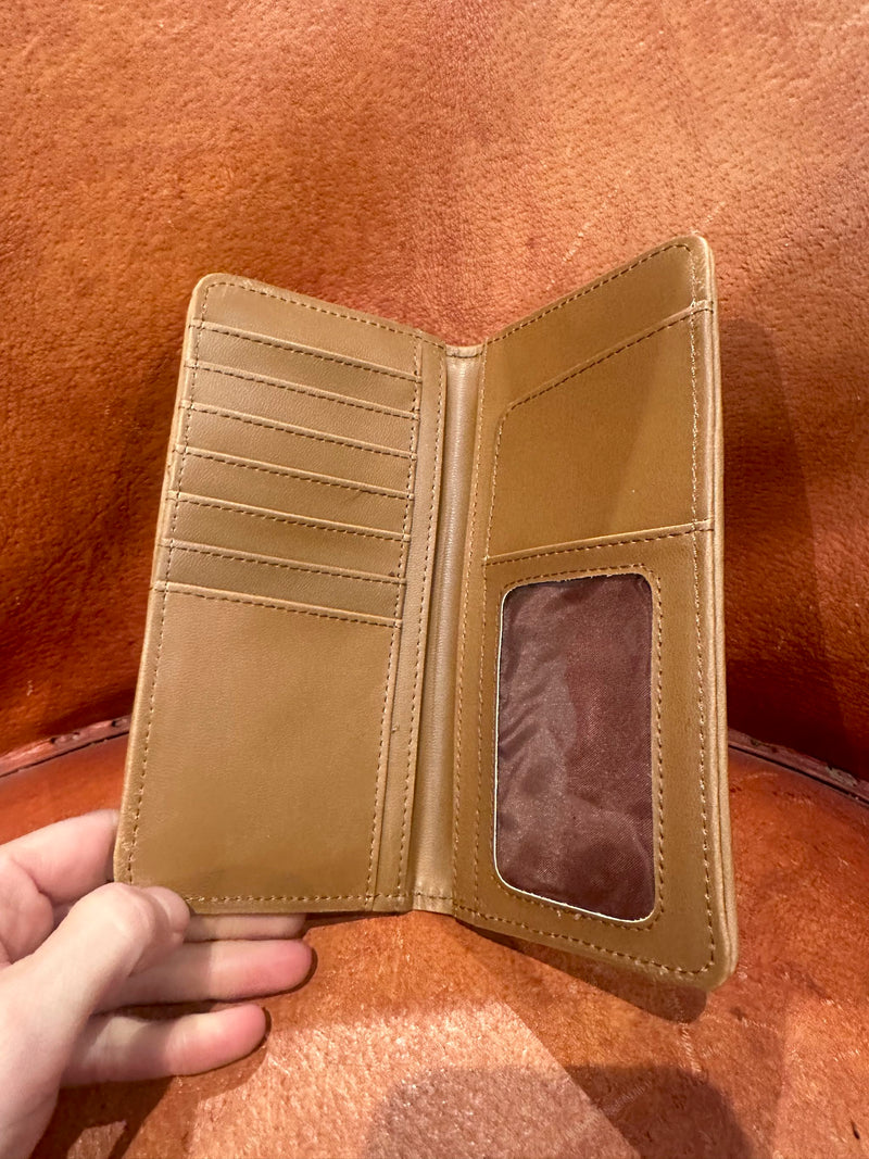 Patchwork Leather/Vinyl Wallet