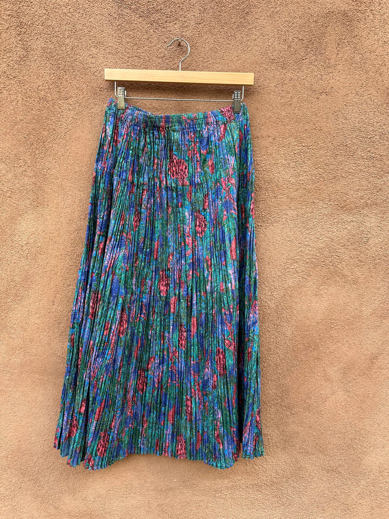 Carla New Mexico Floral Broom Skirt