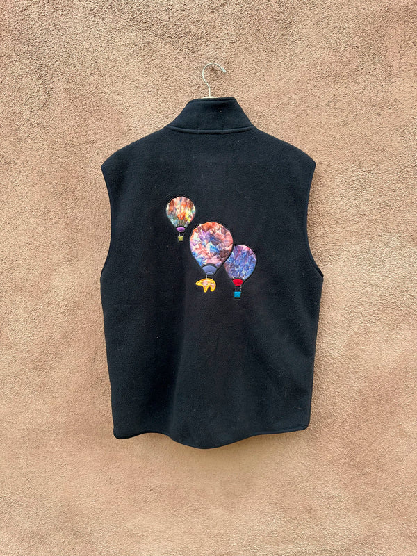 Tie Dye Hot Air Balloons Fleece