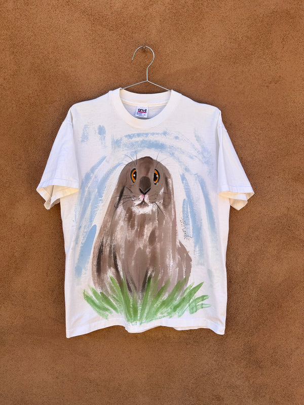 Hand Painted Bunny T-shirt