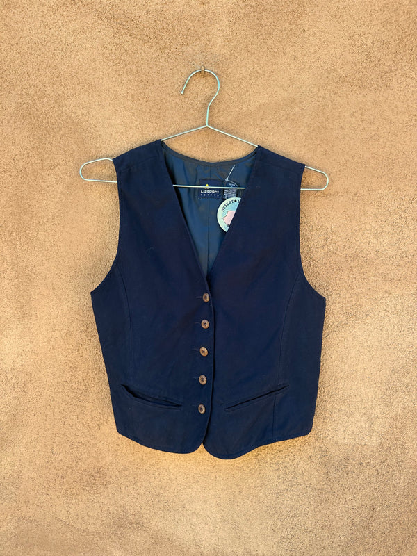 Navy LizSport Vest Petite