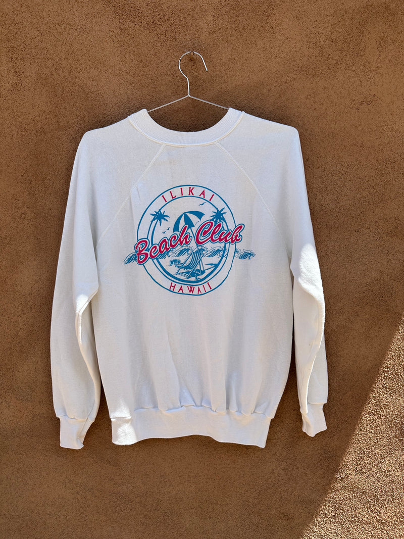 Ilikai Beach Club Hawaii Sweatshirt