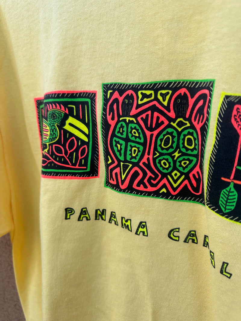 Yellow Panama Canal T-shirt