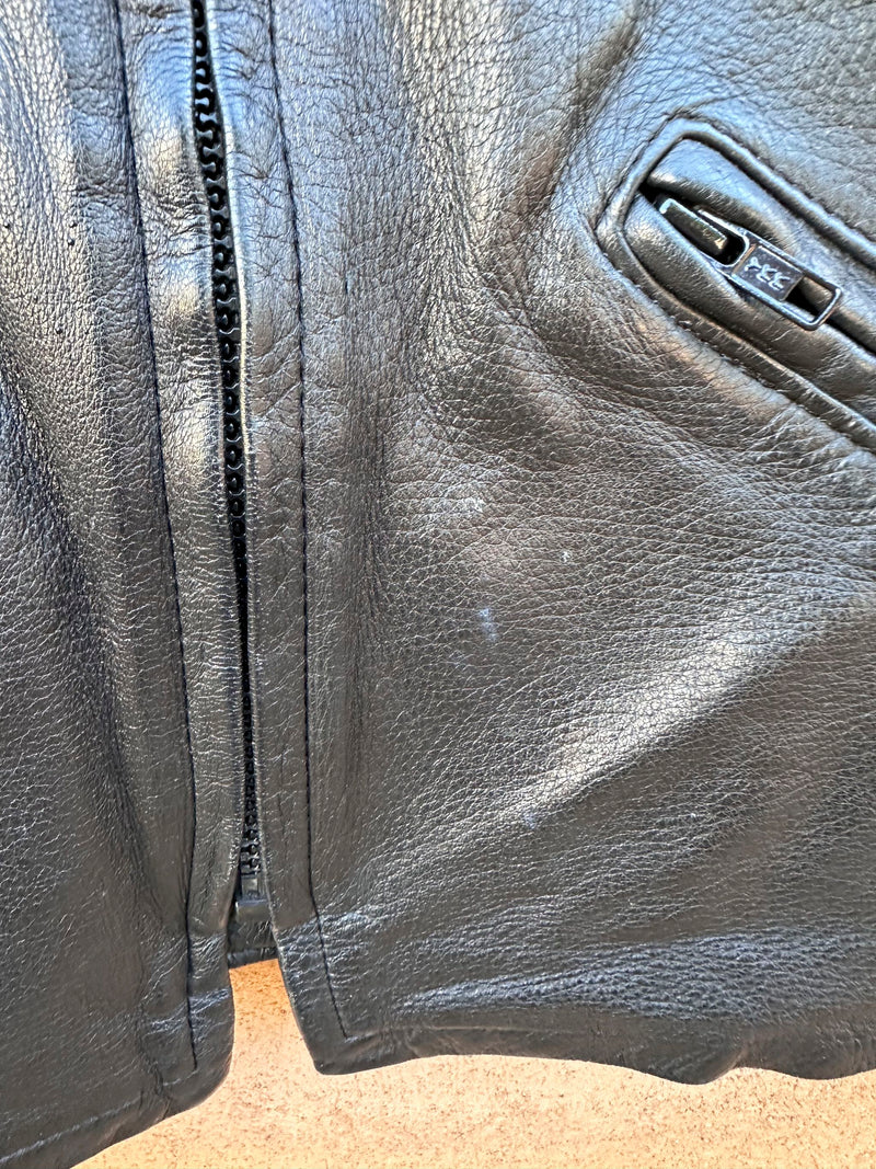 Classic Thurlow Leatherworld Deerskin Cafe Racer Jacket