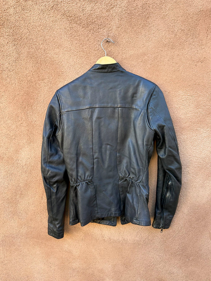 Classic Thurlow Leatherworld Deerskin Cafe Racer Jacket