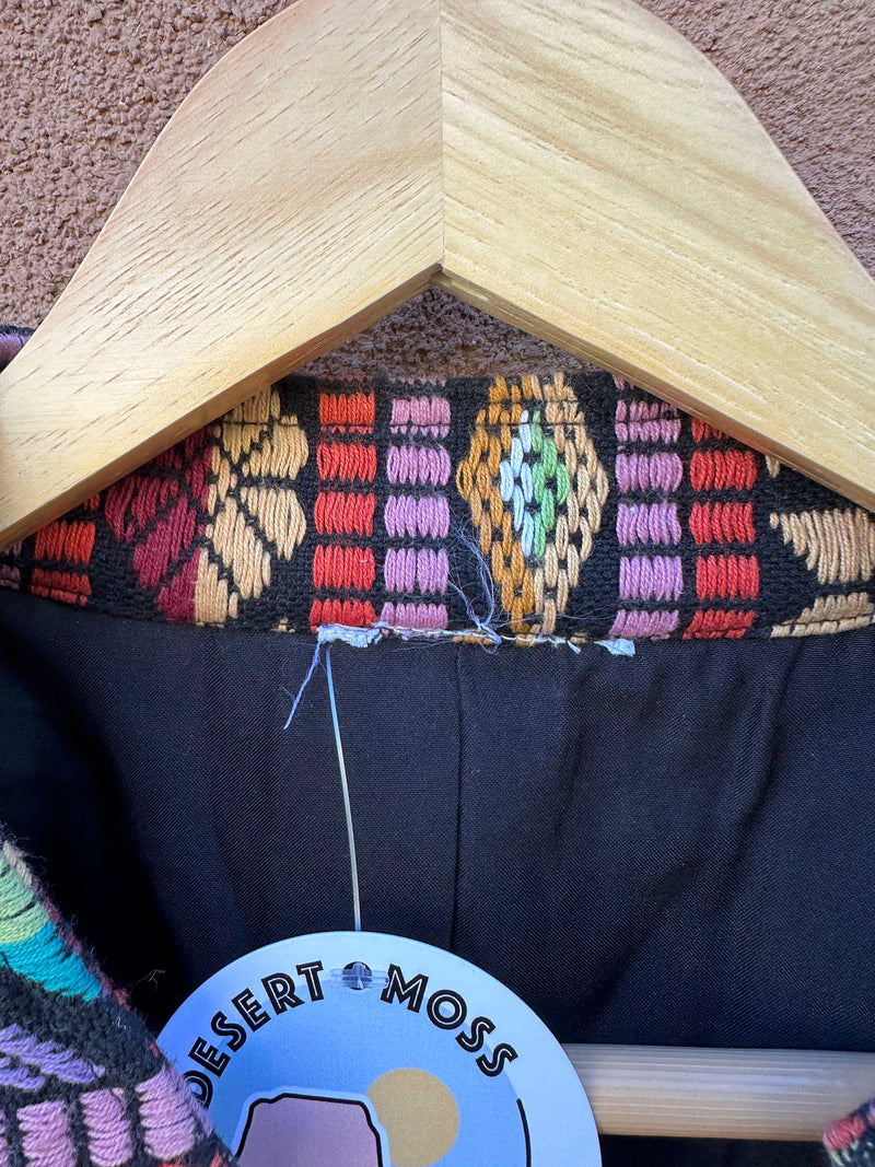 Heavily Embroidered Guatemalan Jacket - as is