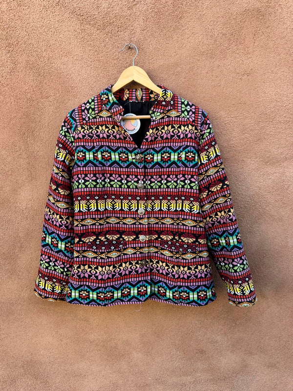 Heavily Embroidered Guatemalan Jacket - as is