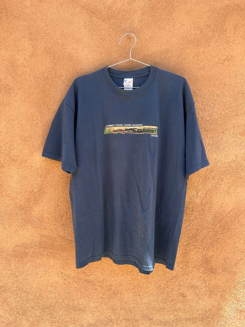 Navy Cumbres Toltec Railroad T-shirt