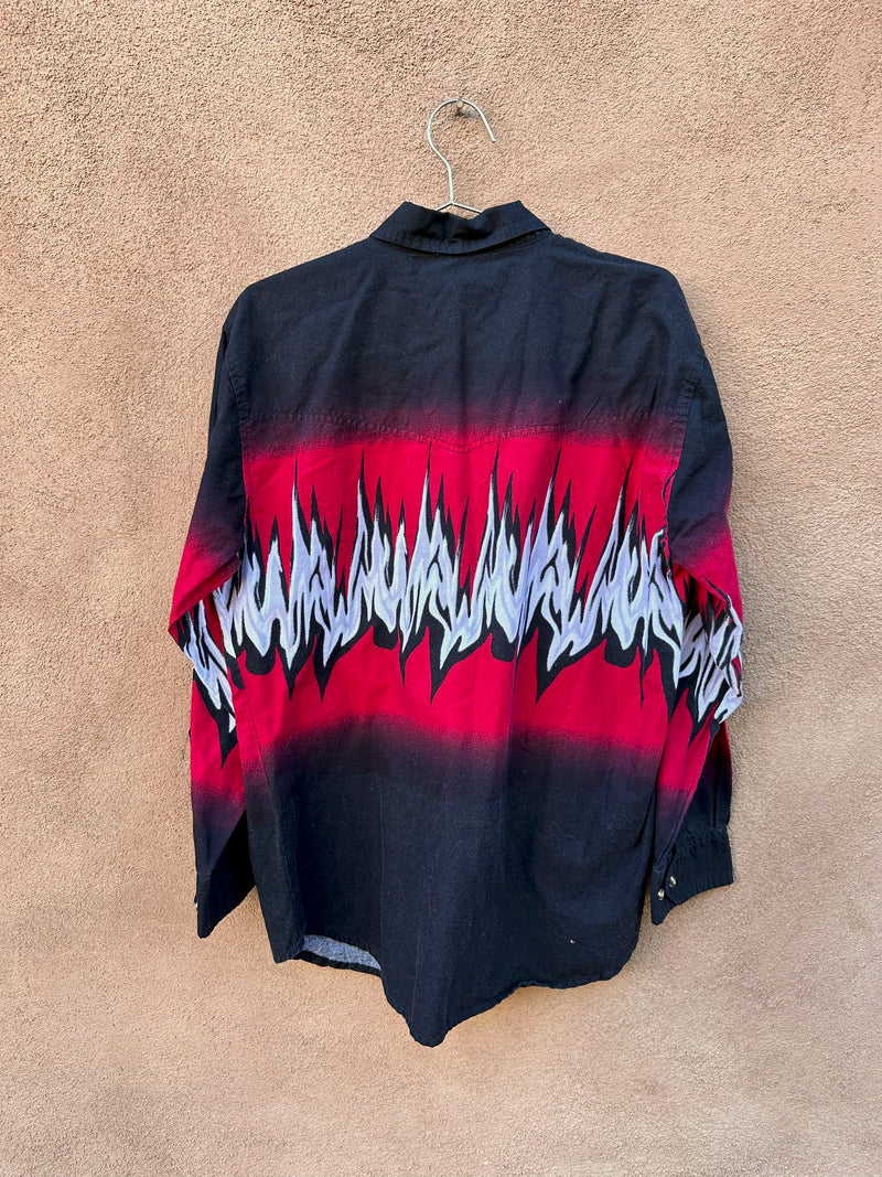 90's Express Rider Western Tribal Cowboy Shirt