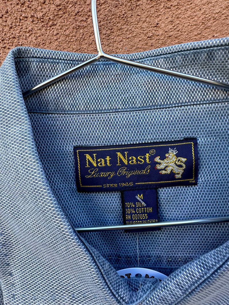 Nat Nast Silk/Cotton Shirt - Medium