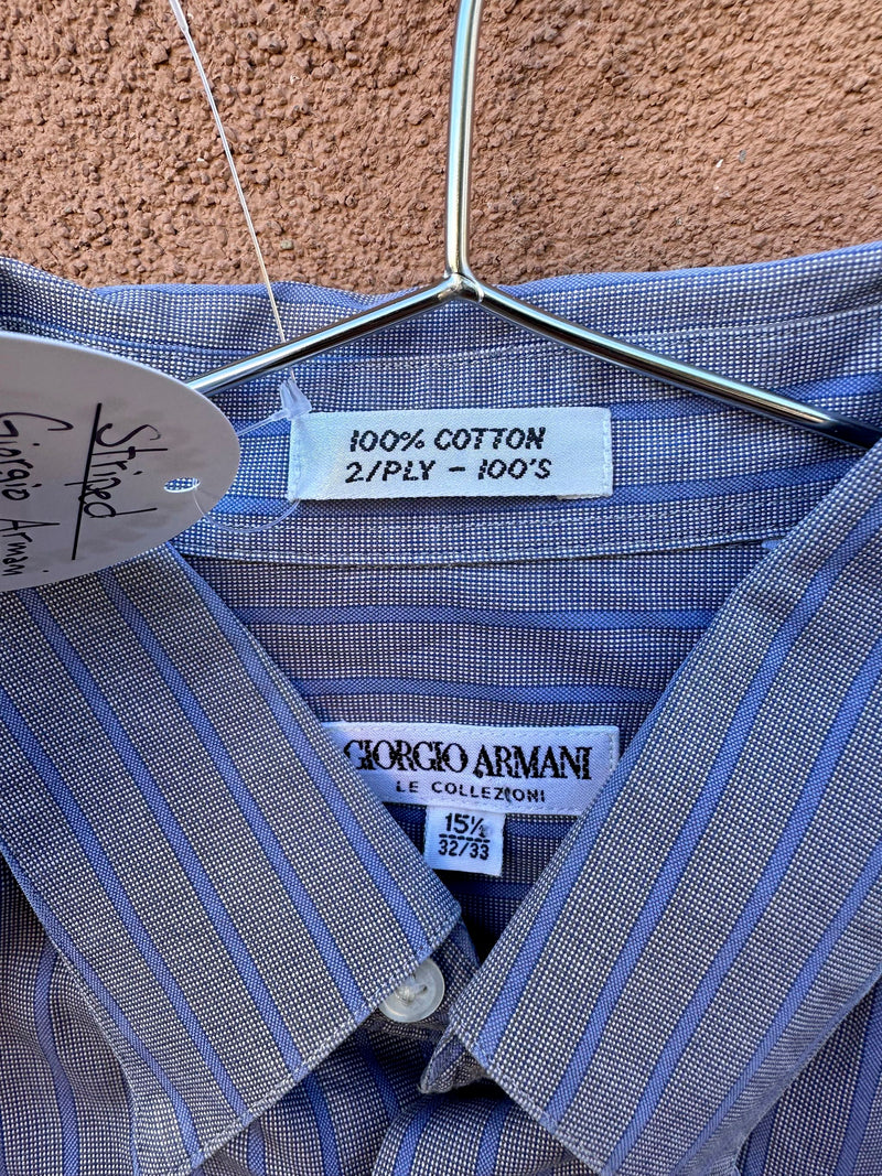 Striped Giorgio Armani Shirt - Medium