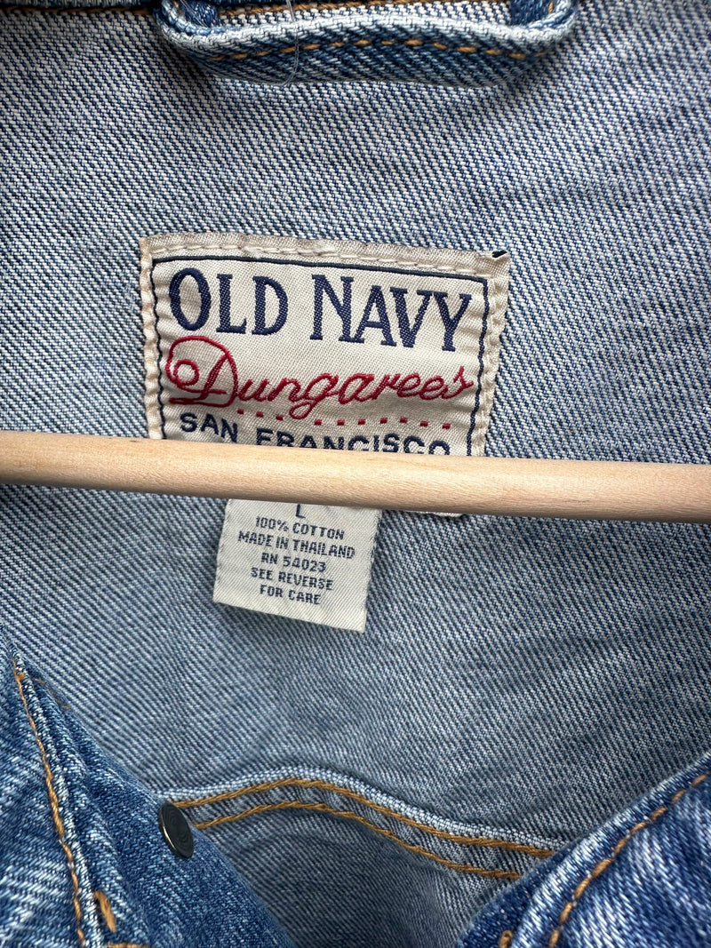 Old Navy 1990's Dungarees Denim Jacket