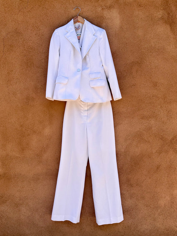 1970's Picone White 3-Piece Pantsuit