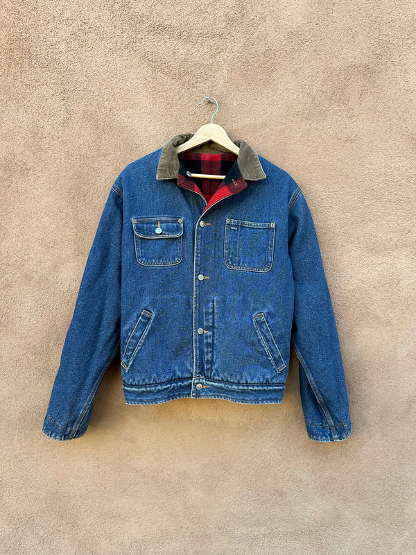 Authentic Polo Dungarees Reversible Denim Jacket - Ralph Lauren - Med?