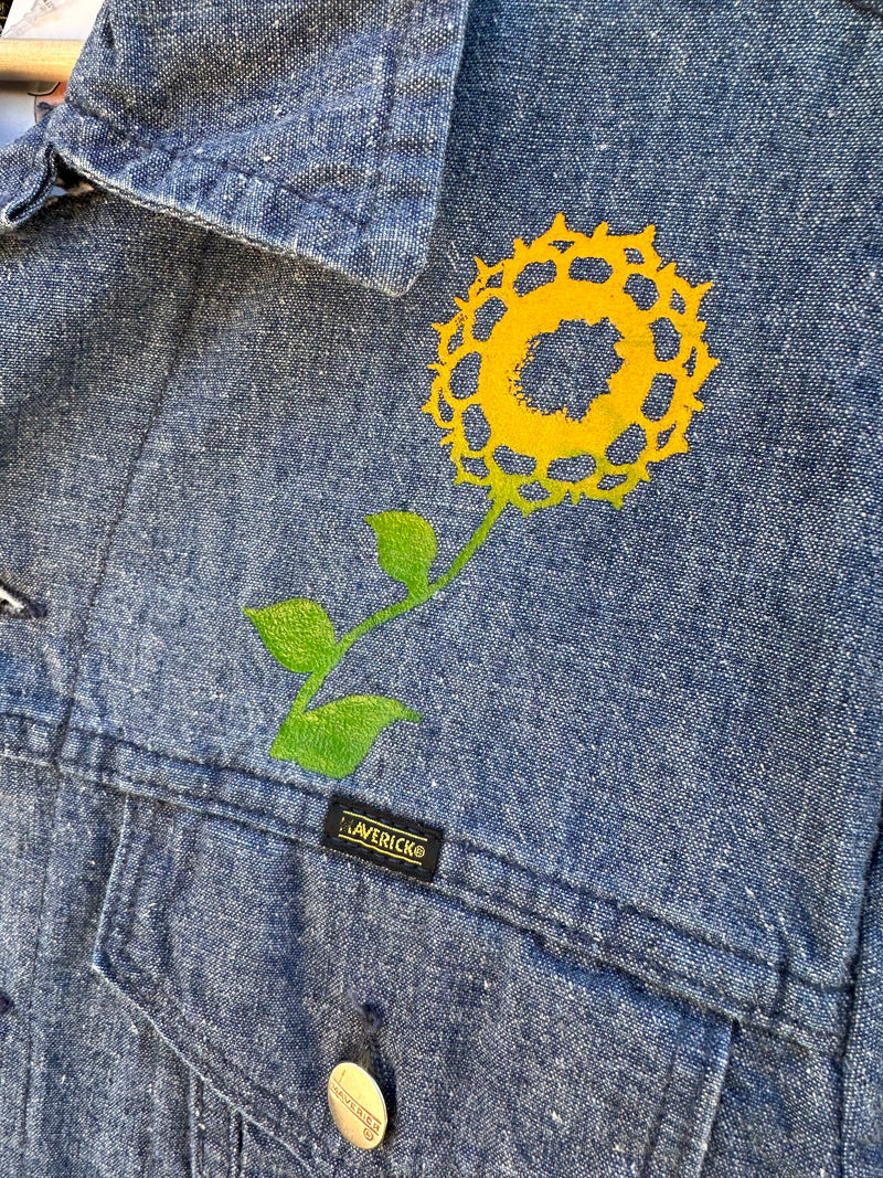 Maverick Blue Bell Denim Sunflower Jacket