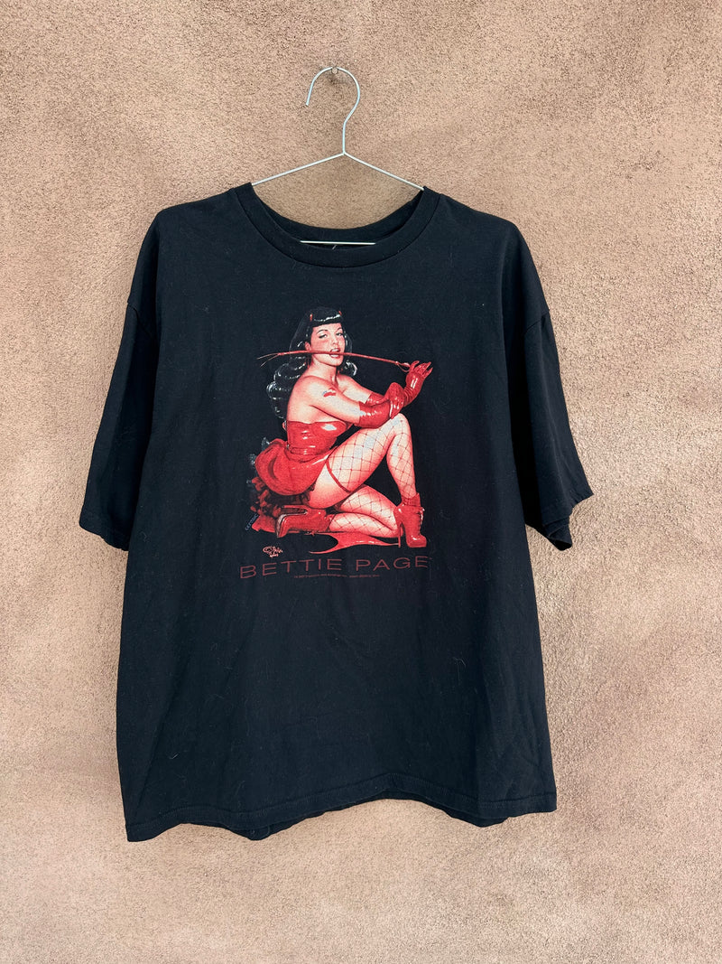 2004 Bettie Page Devil T-shirt