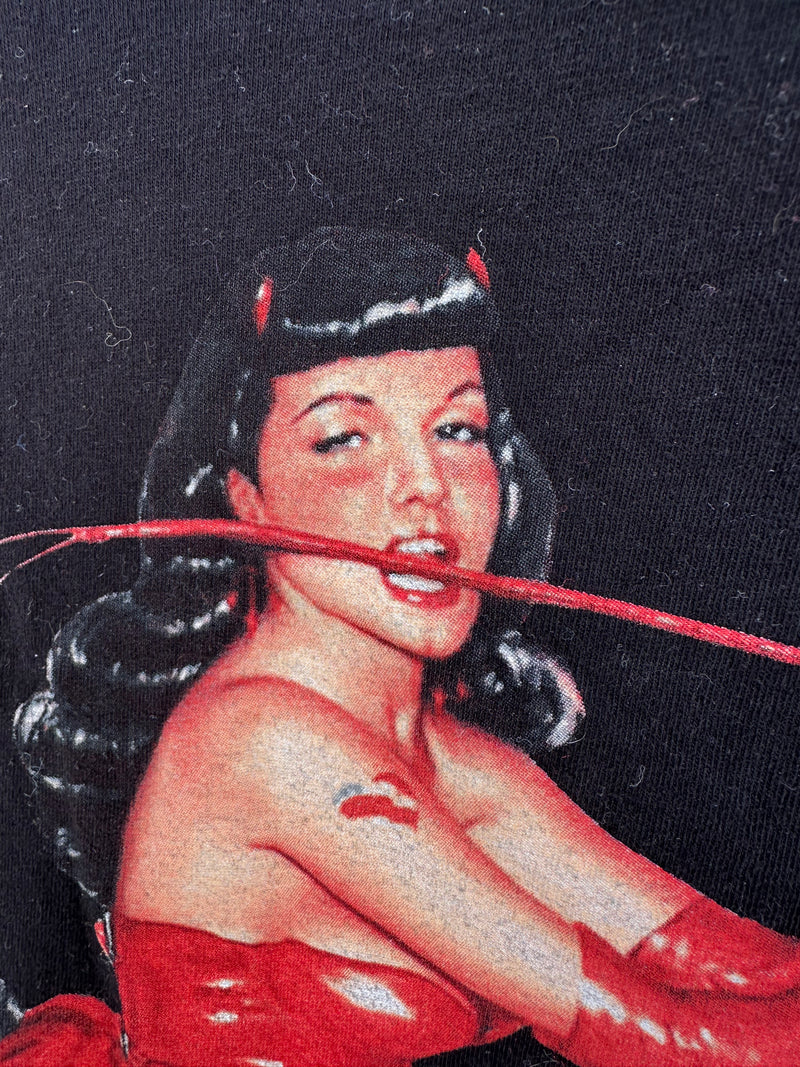 2004 Bettie Page Devil T-shirt