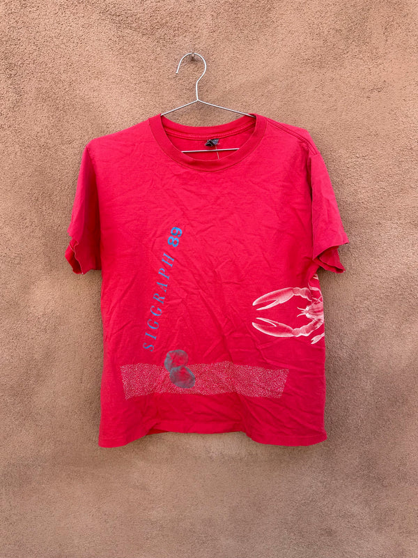 1989 Siggraph Boston T-shirt Made in USA