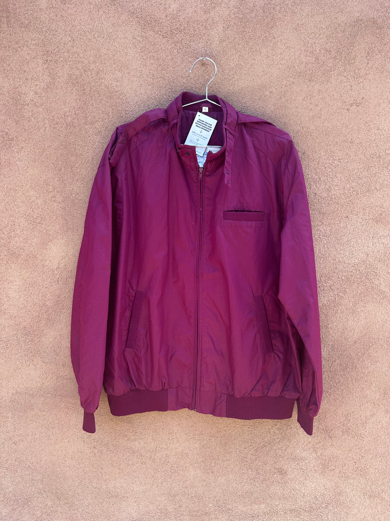 Lightweight Raspberry Cafe Racer Jacket