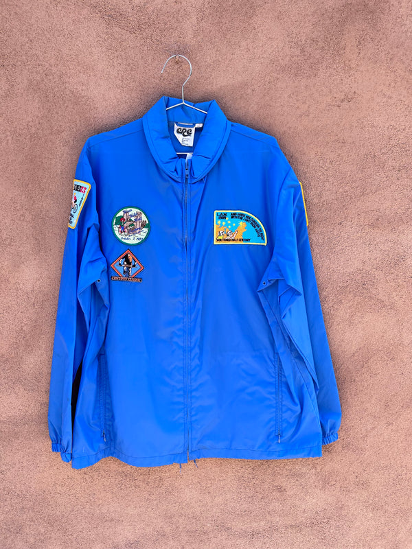 CRC "Patched" Blue Windbreaker